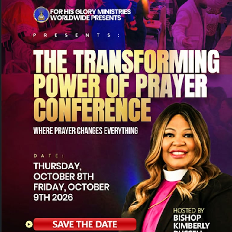 2026 For His Glory Worldwide - The Transforming Power of Prayer Conference