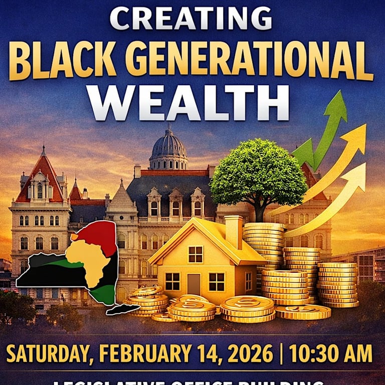 2026 NYS Black & Latino Caucus (Albany)- Creating Black Generational Wealth