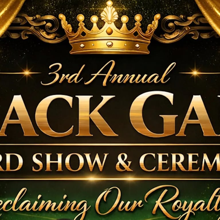3rd Annual Black Gala Award Show and Ceremony