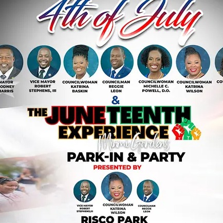4th of July & The Juneteenth Experience Miami Gardens Park-In & Party