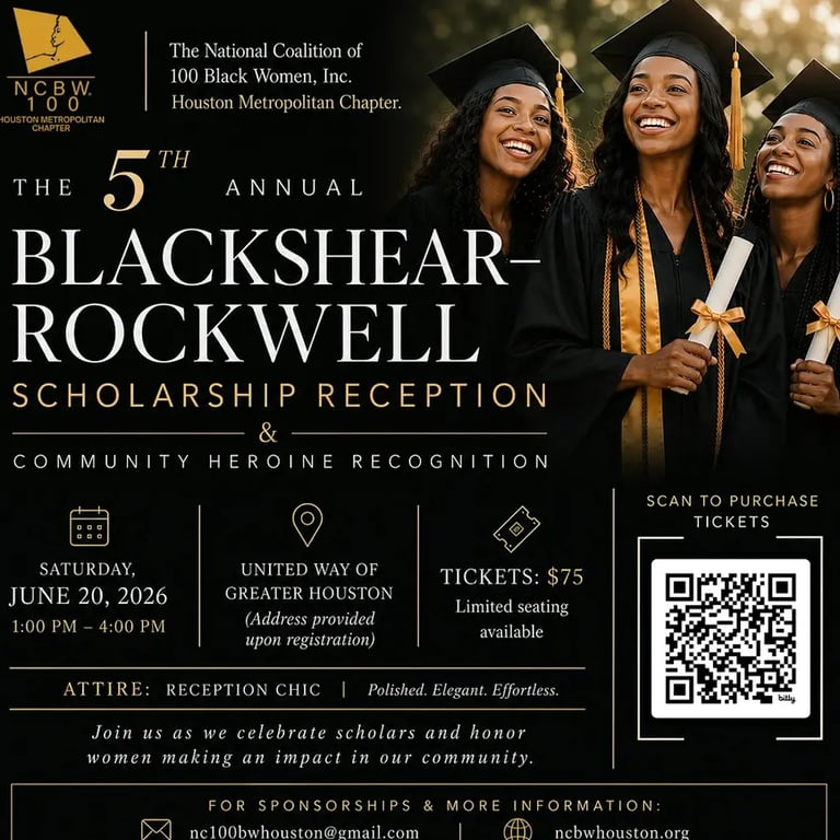 5th Annual Blackshear-Rockwell Scholarship & Community Heroine Reception