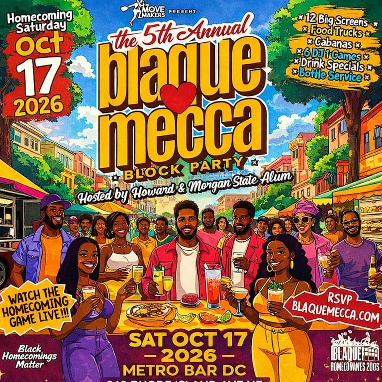 5th Annual Howard Homecoming Blaque Mecca Block Party presented by D'USSÉ