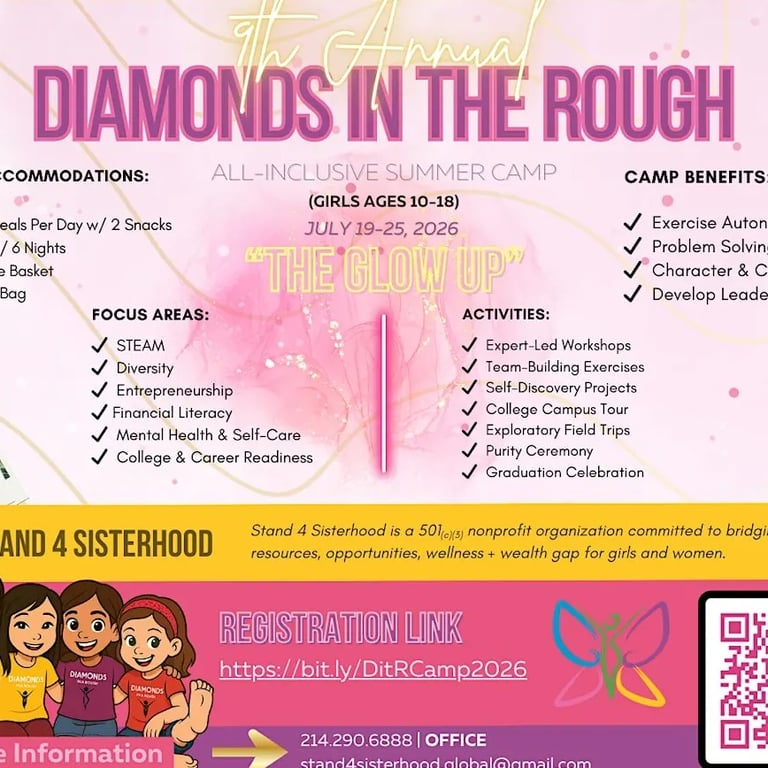 9th Annual Diamonds in the Rough: Summer Camp for Girls