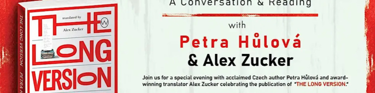 A Conversation with Petra Hůlová and Alex Zucker -  industry in Bethesda MD