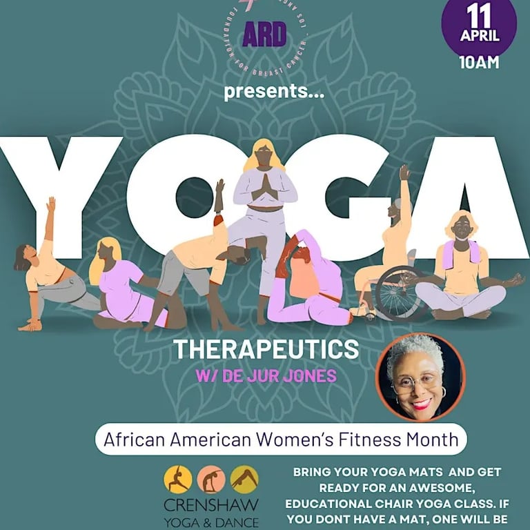 ARD presents: Yoga Therapeutics for African American Women's Fitness Month