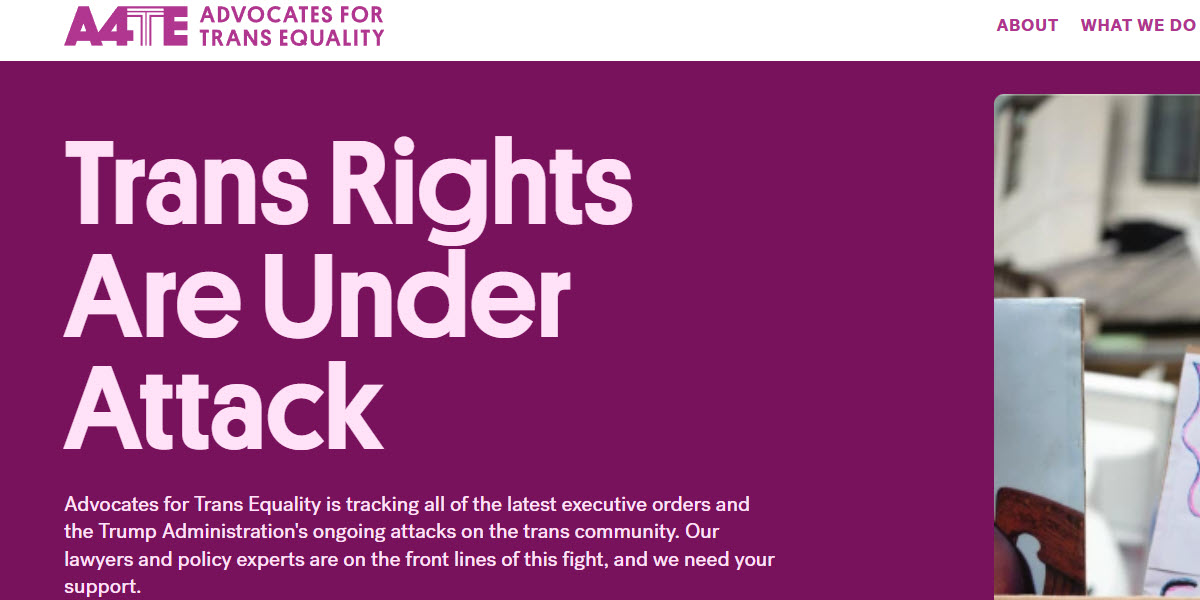 Advocates for Trans Equality -  industry in Washington DC
