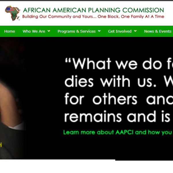 African American Planning Commission Inc.