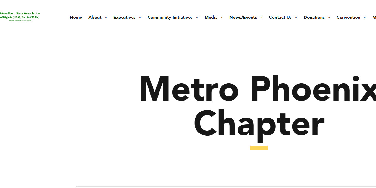 Akwa Ibom State Association of Nigeria, USA Inc. Metro Phoenix -  industry in Phoenix AZ