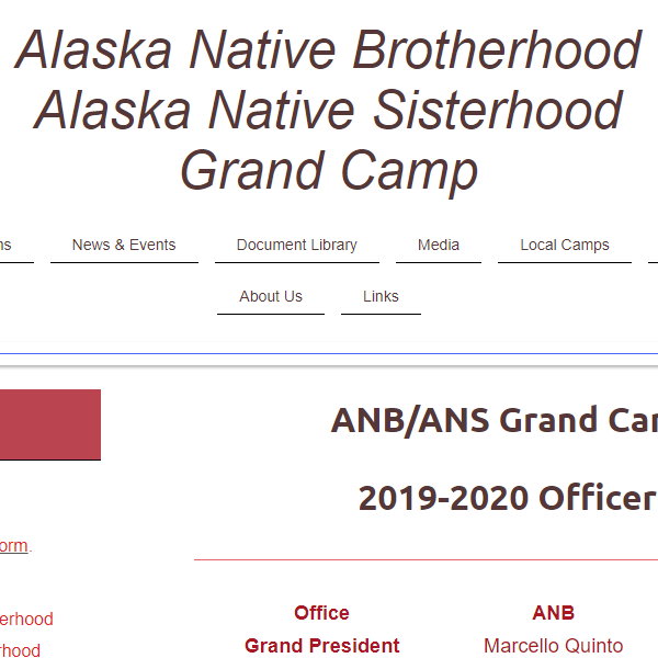 Alaska Native Brotherhood and the Alaska Native Sisterhood Grand Camp - Native American category in Juneau AK