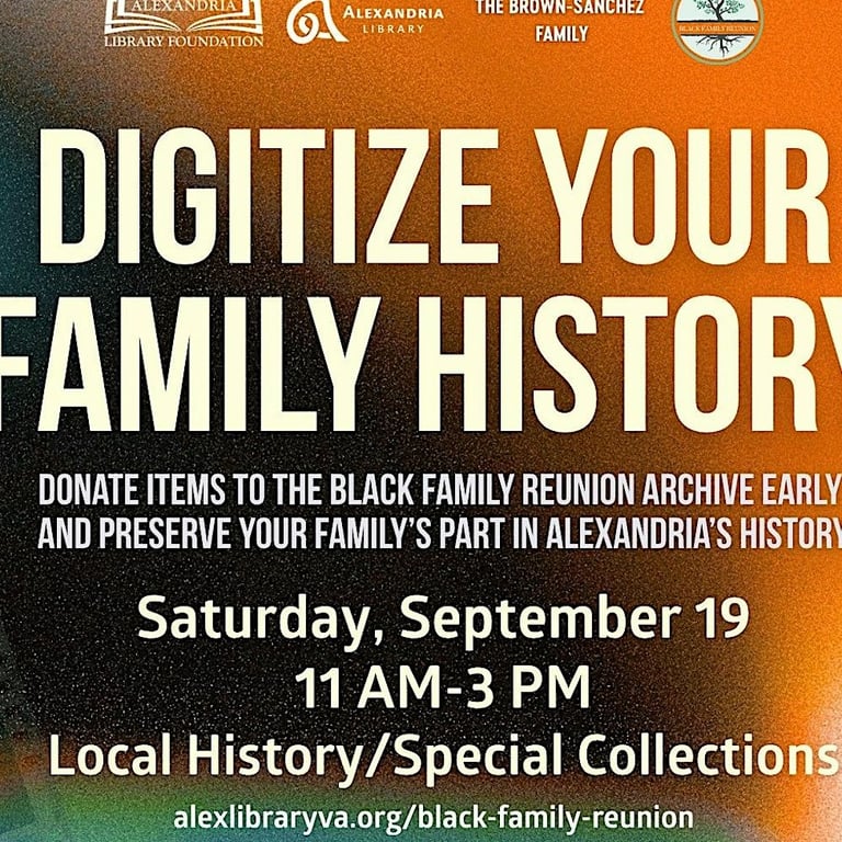 Alexandria Library Black Family Reunion