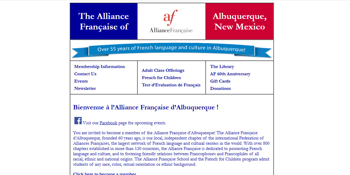 Alliance Francaise dâ€™Albuquerque -  industry in Albuquerque NM