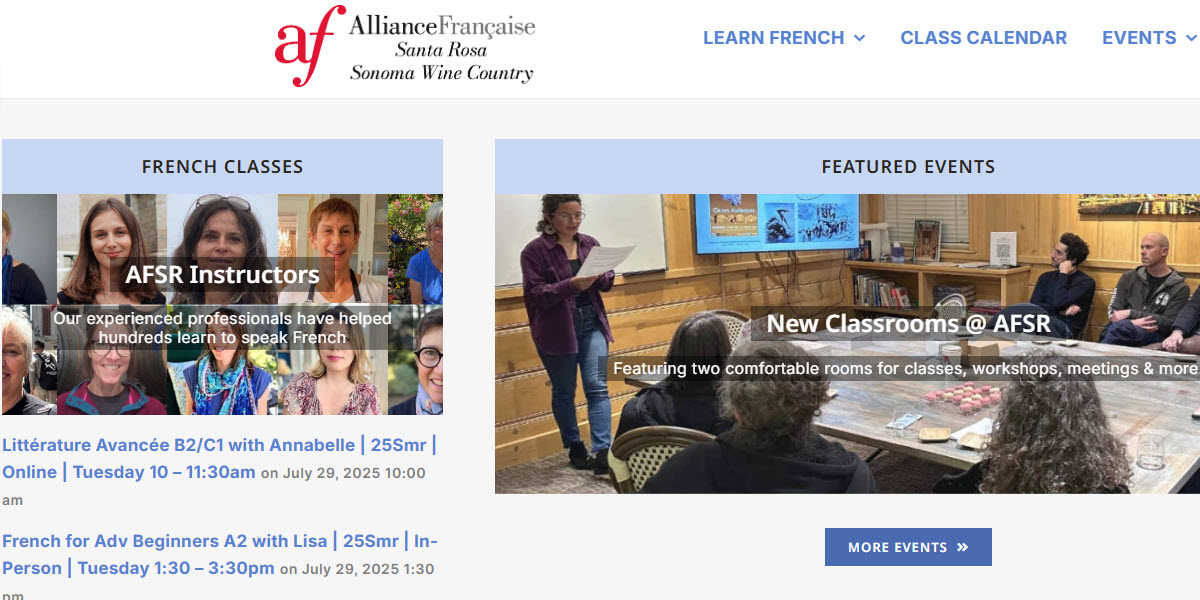 Alliance Francaise de Santa Rosa -  industry in Santa Rosa CA