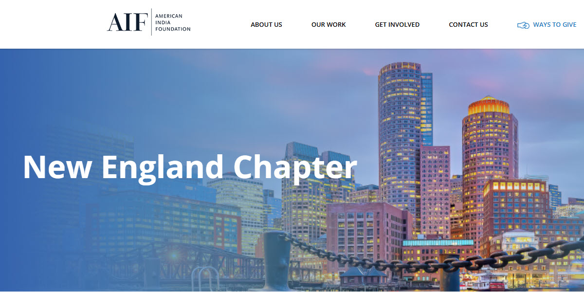 American India Foundation New England Chapter -  industry in Cambridge MA