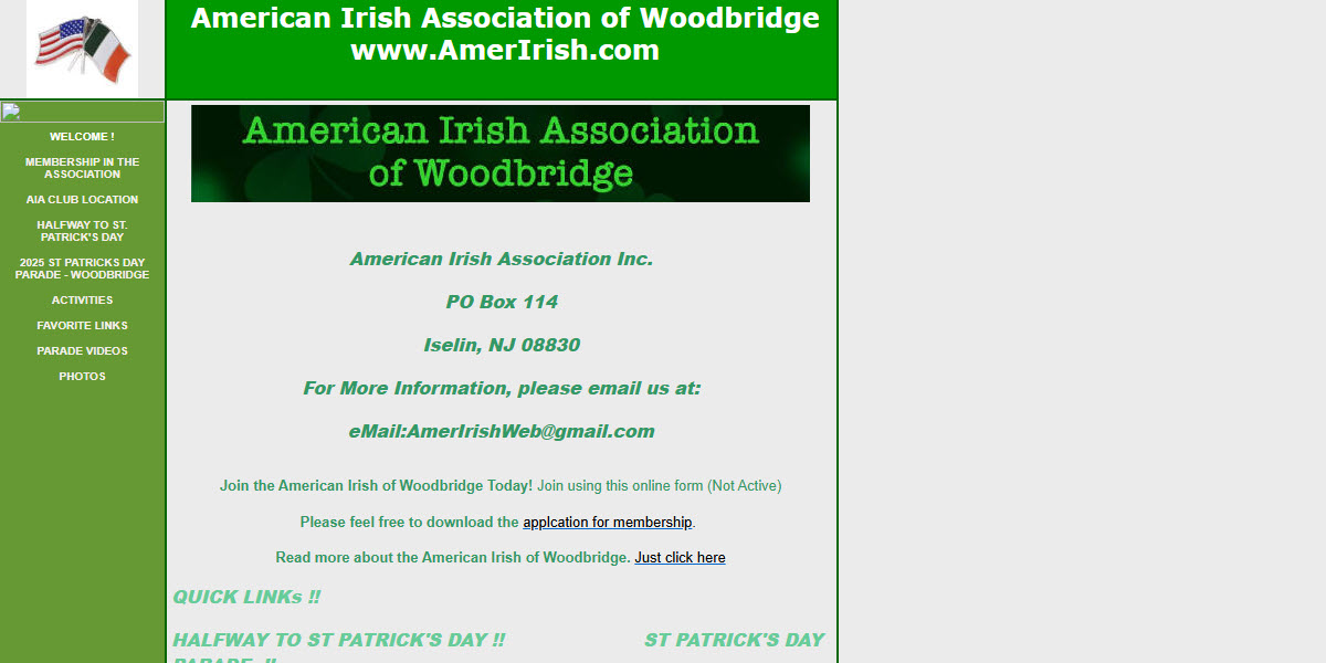 American Irish Association of Woodbridge -  industry in Iselin NJ