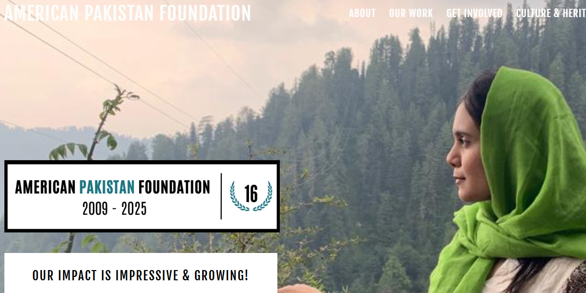 American Pakistan Foundation -  industry in Washington DC