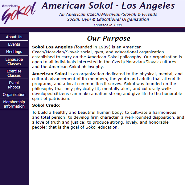 American Sokol Los Angeles - Czech category in Los Angeles CA