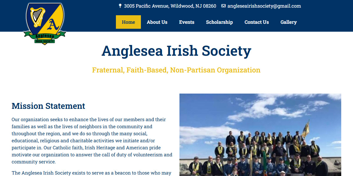 Anglesea Irish Society -  industry in Wildwood NJ