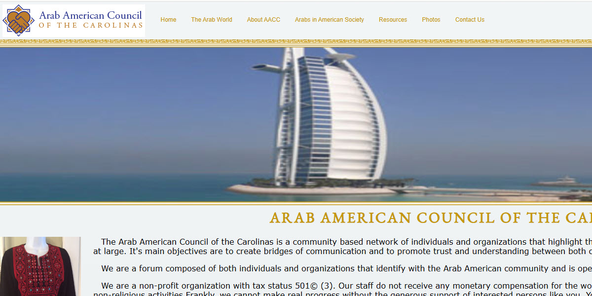 Arab American Council of the Carolinas -  industry in Charlotte NC