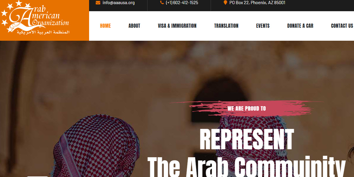 Arab American Organization -  industry in Phoenix AZ
