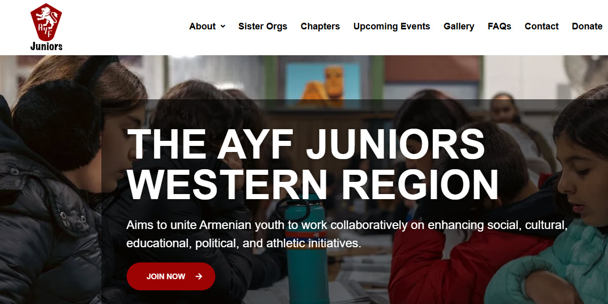 Armenian Youth Federation Juniors -  industry in Glendale CA