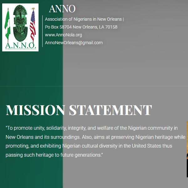 Association of Nigerians in New Orleans - Nigerian category in New Orleans LA