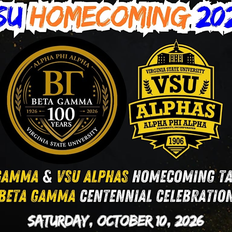Beta Gamma & VSU Alphas Homecoming 2026 Tailgate