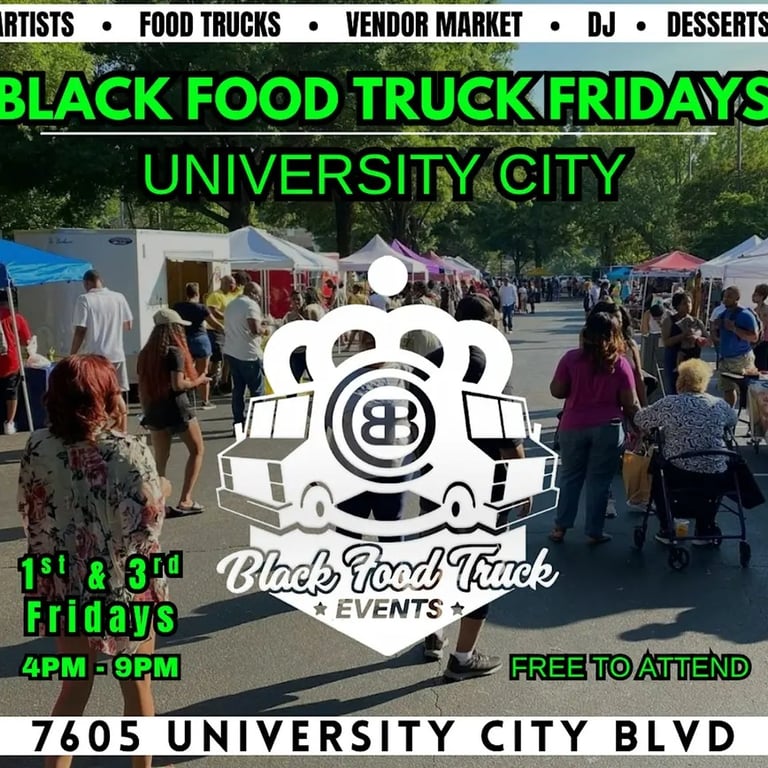 Black Food Truck Fridays in University City!