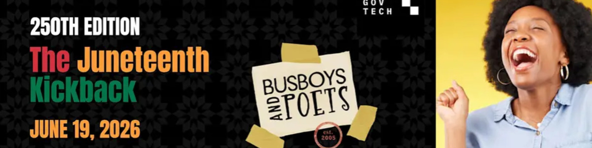 Black Gov Tech | Juneteenth Kickback at Busboys and Poets, 14&V!! -  industry in Washington DC