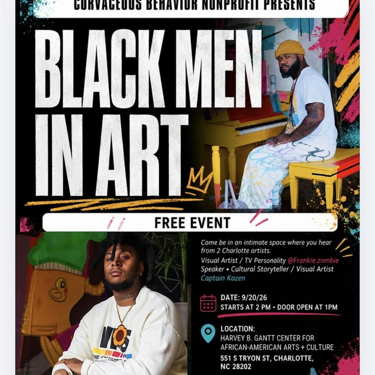 Black Men In Art: Free Artist Talk