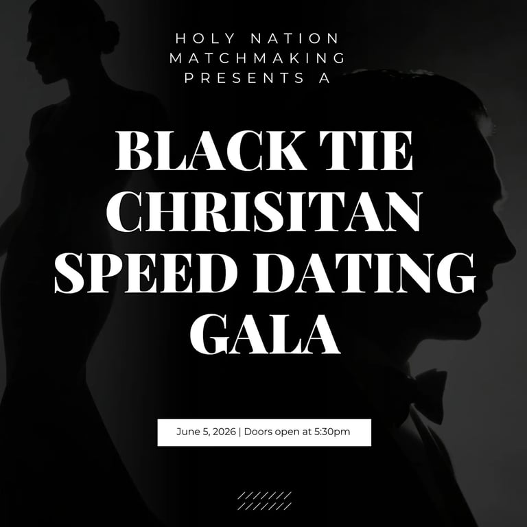 Black Tie Christian Speed Dating Gala