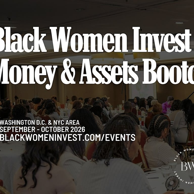 Black Women Invest Washington D.C Bootcamp (Sunday)