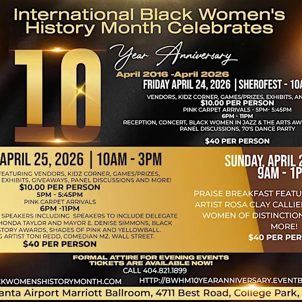 Black Women's History Month 10 Year Anniversary