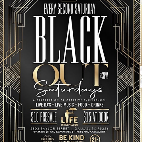 Blackout Saturdays: A Celebration of Creative Excellence