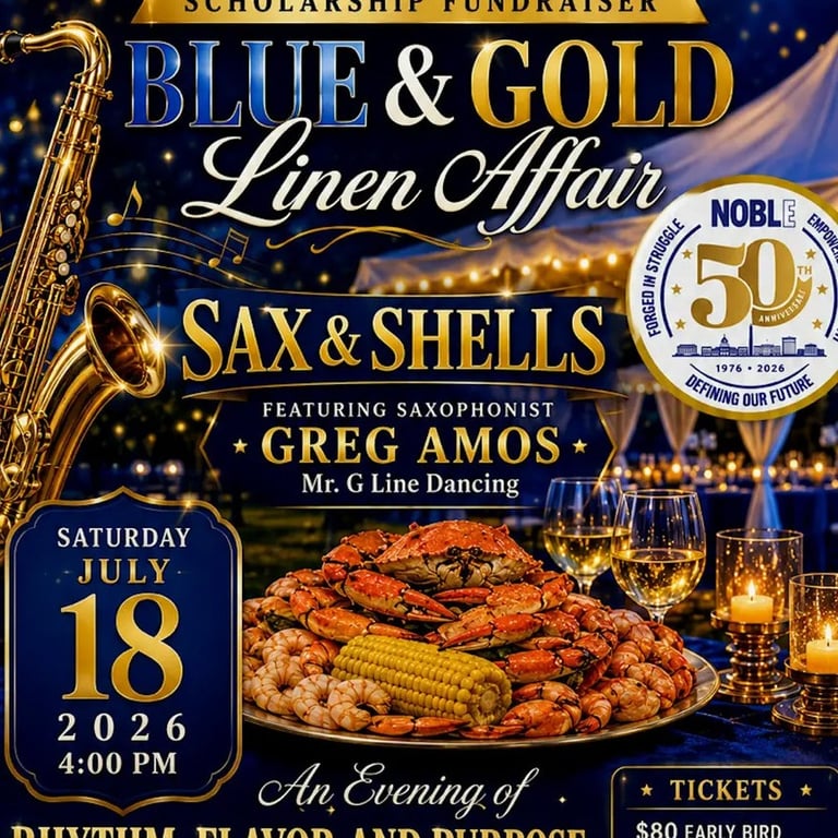 Blue & Gold Linen Affair - 
