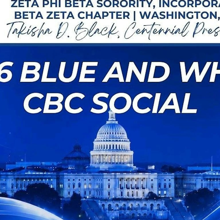 Blue and White CBC Social