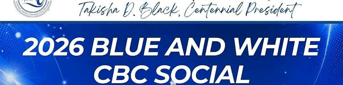 Blue and White CBC Social -  industry in Washington DC