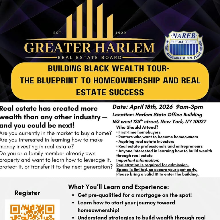 Building Black Wealth Tour- The Blueprint to Homeownership