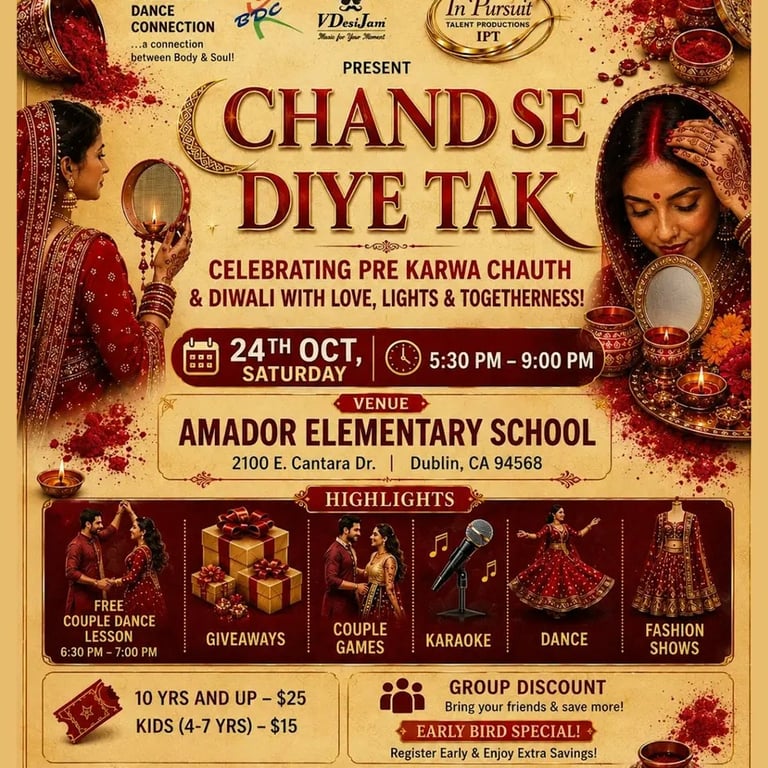 CHAND SE DIYE TAK – Celebrating Pre-Karwa Chauth & Diwali