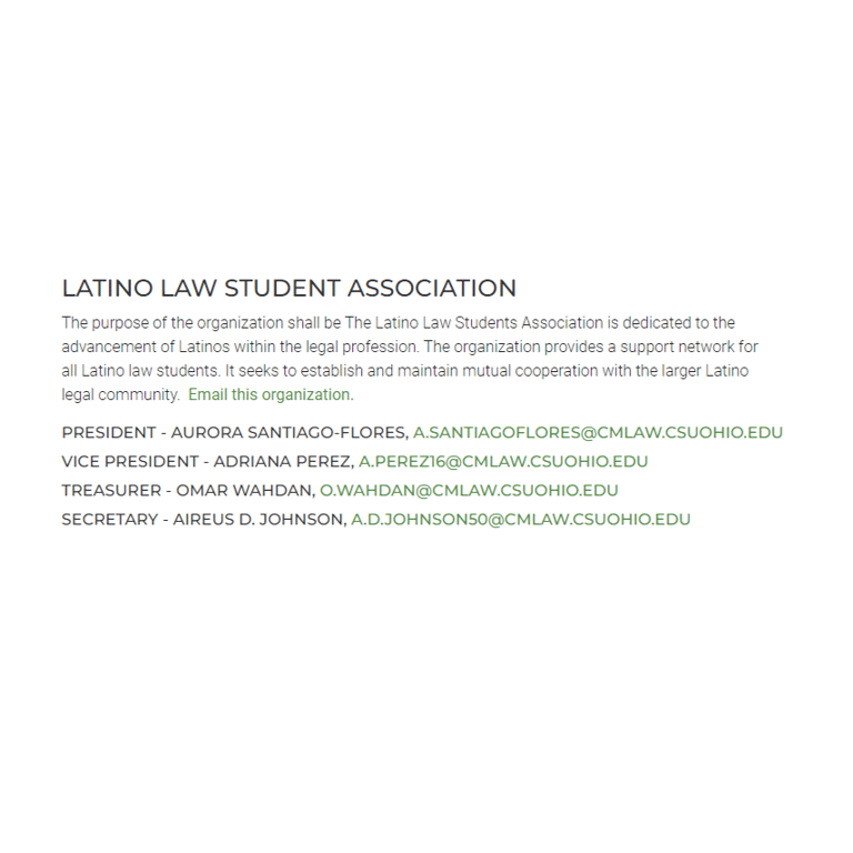 CSU Law Latino Law Students Association