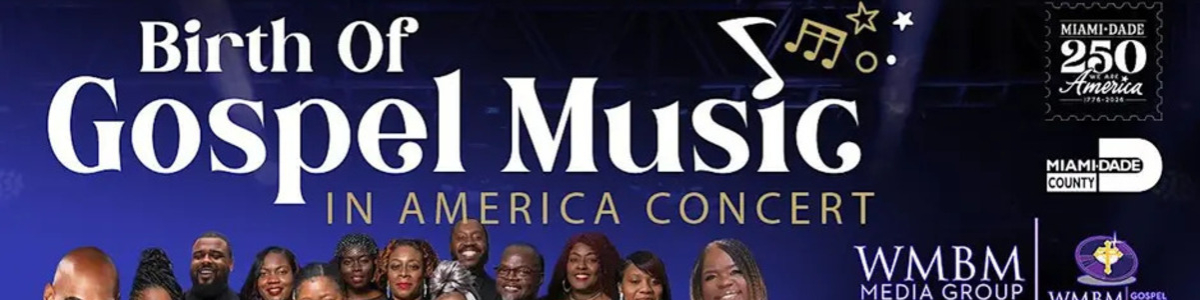 Caleb Around Town – Birth of Gospel Music in America Concert -  industry in Miami FL