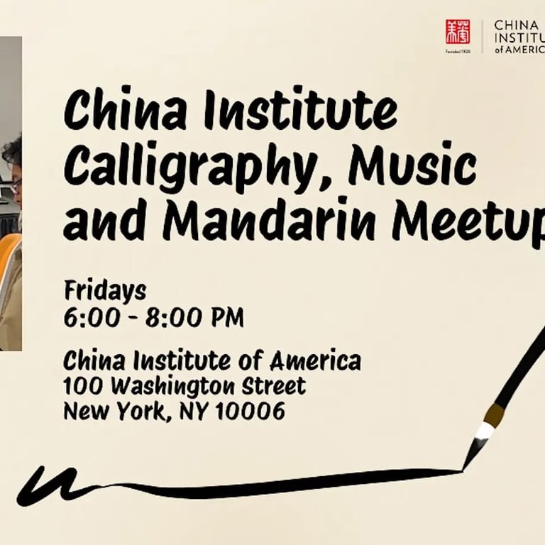 Calligraphy, Music & Mandarin Meetup – Your Monthly Cultural Escape