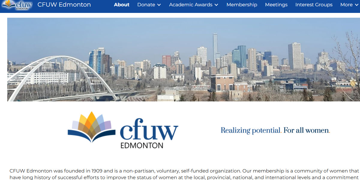 Canadian Federation of University Women Edmonton -  industry in Edmonton AB