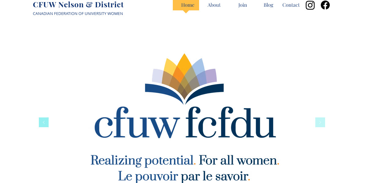 Canadian Federation of University Women Nelson and District -  industry in Nelson BC