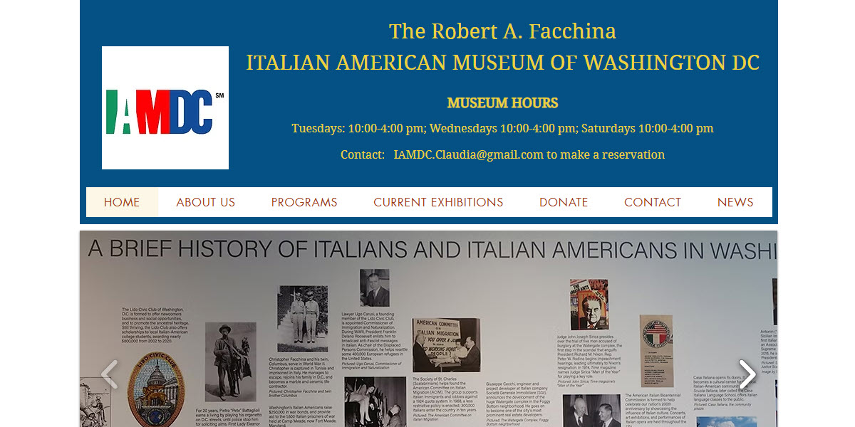 Casa Italiana Sociocultural Center, Inc. -  industry in Washington DC
