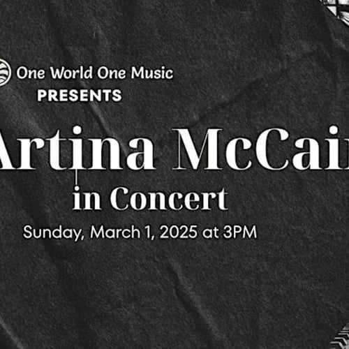 Celebrating Black History Month: Artina McCain in Concert