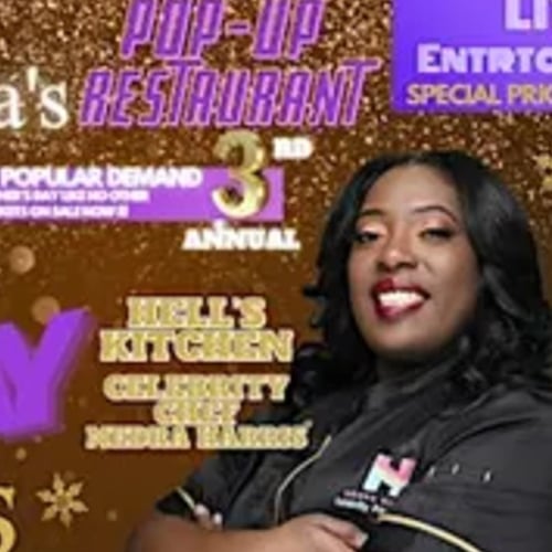 Celebrity Chef Nedra's Pop-up Restaurant and Live Entertainment