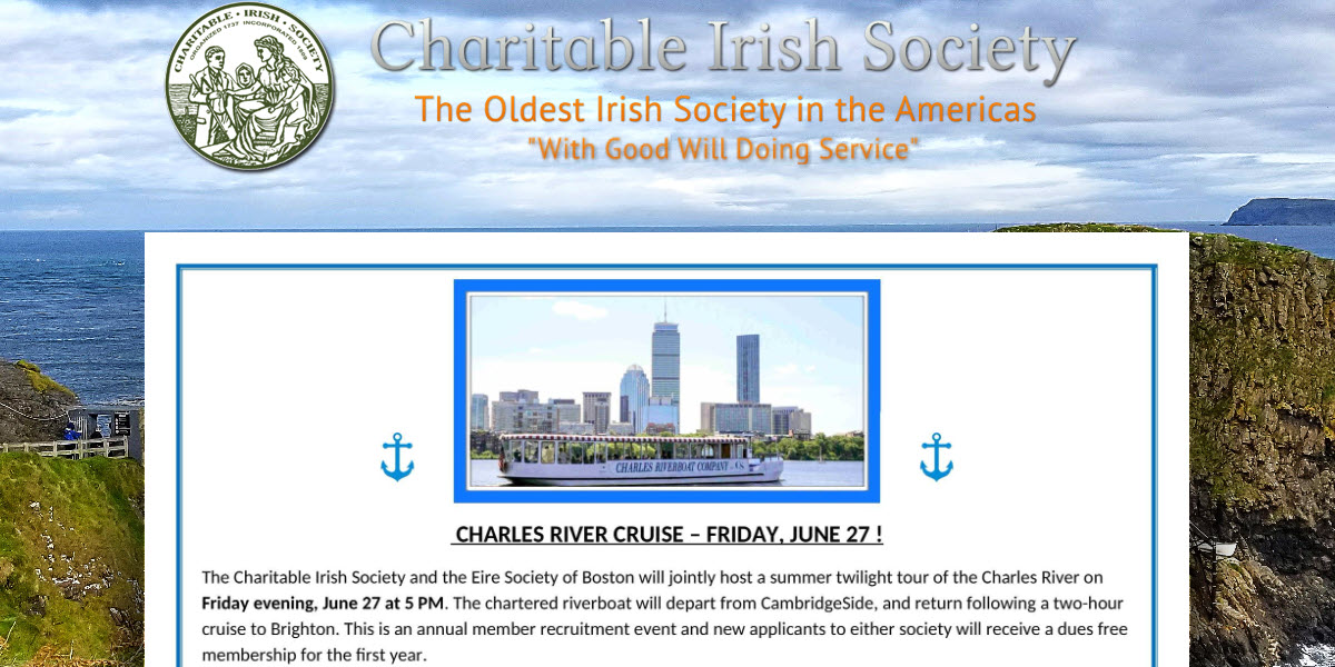 Charitable Irish Society -  industry in Lincoln MA