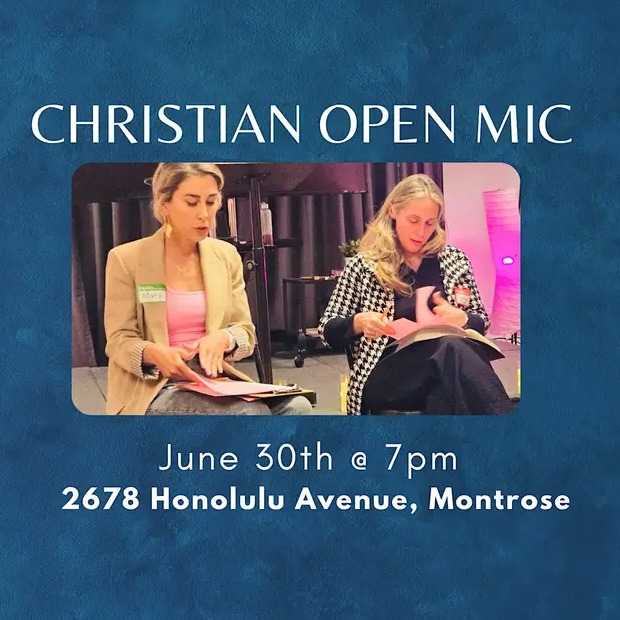 Christian Open Mic Poetry