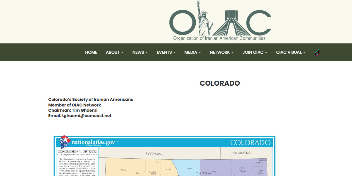Colorado’s Society of Iranian Americans -  industry in  CO