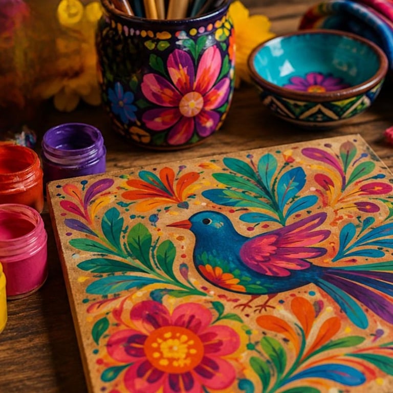 Colors of Latin America: Hispanic Folk Art (Ages 12 to Adult)